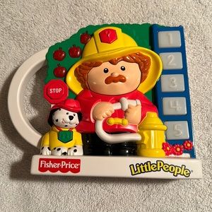 Fisher-Price Little People Fireman Joe Dalmatian Dog.